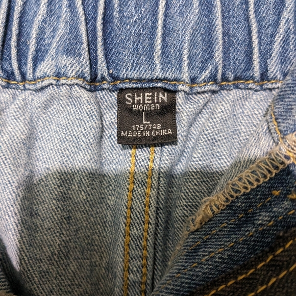 Denimn paper bag shorts with big pockets - Picture 7 of 7